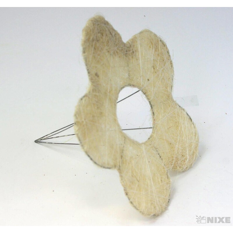 PODLOŽKA SISAL KVĚT 20cm*BÍLÁ