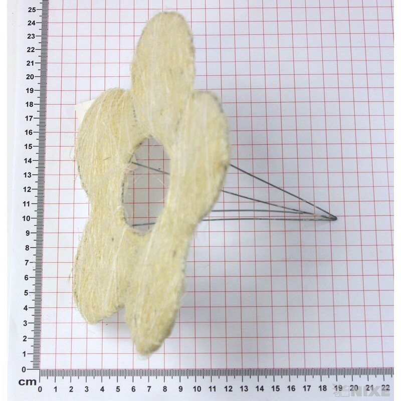 PODLOŽKA SISAL KVĚT 20cm*BÍLÁ