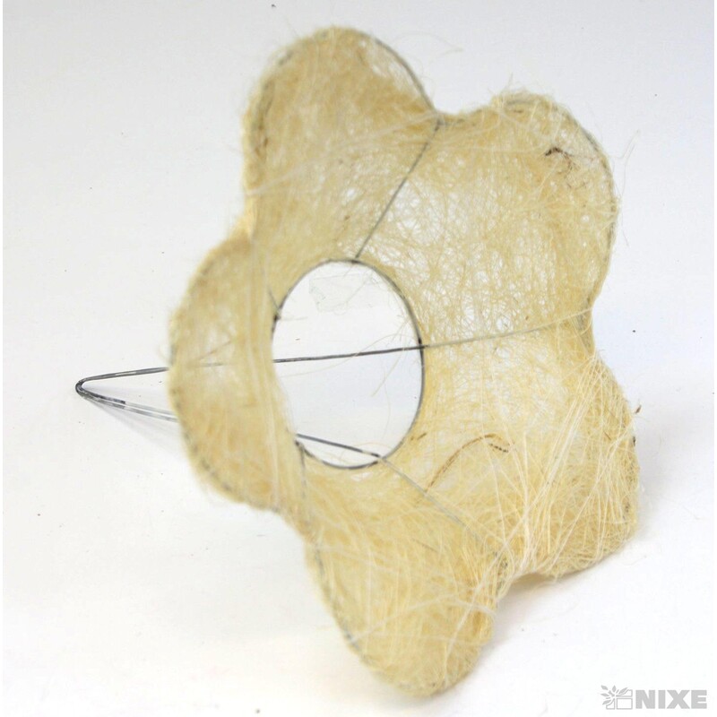 PODLOŽKA SISAL KVĚT 20cm*BÍLÁ