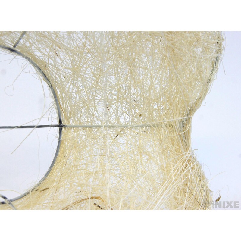 PODLOŽKA SISAL KVĚT 20cm*BÍLÁ