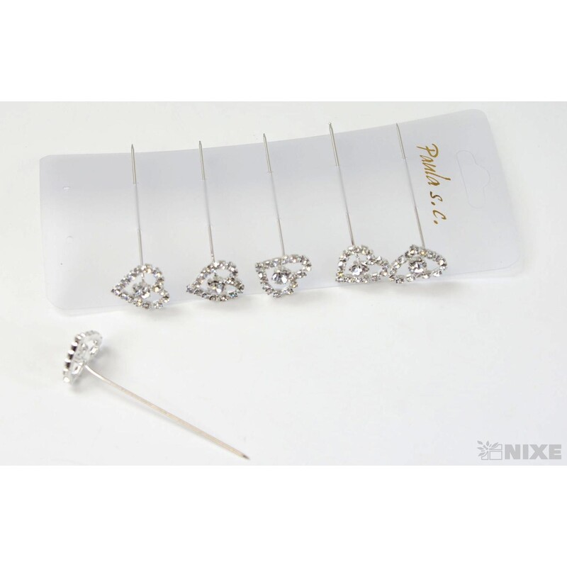 ŠPENDLÍK PL SVATEBNÍ 15mmx5cm 6ks