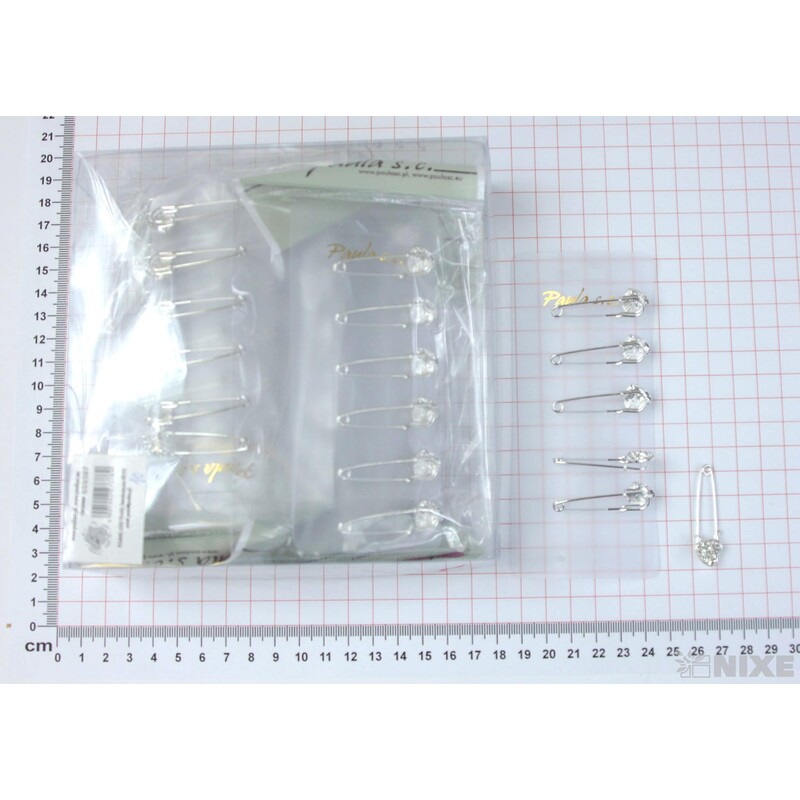 ŠPENDLÍK PL SVATEBNÍ 4cm 6ks