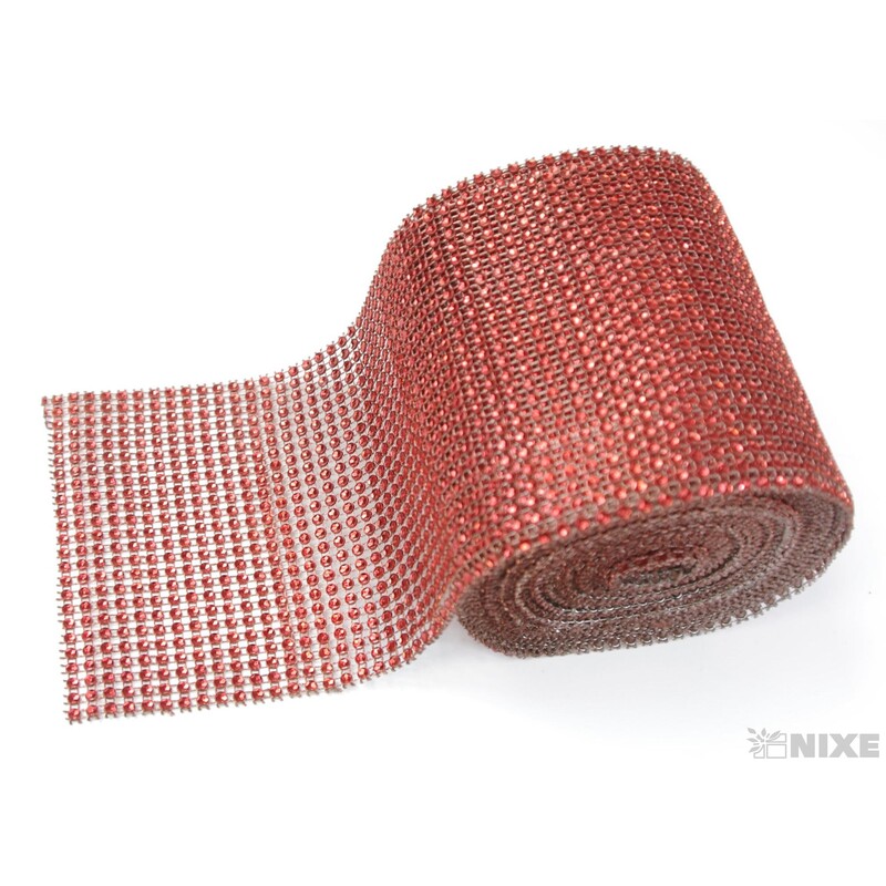 PÁSEK METAL 120mmx10yd*ČERVENÁ