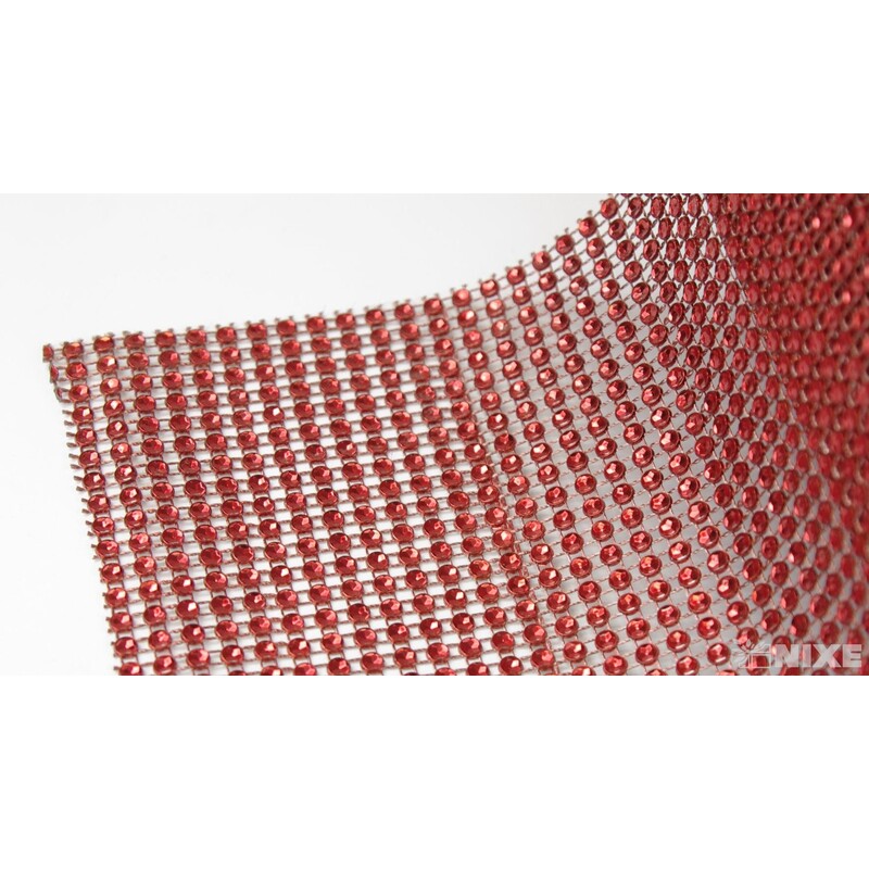 PÁSEK METAL 120mmx10yd*ČERVENÁ