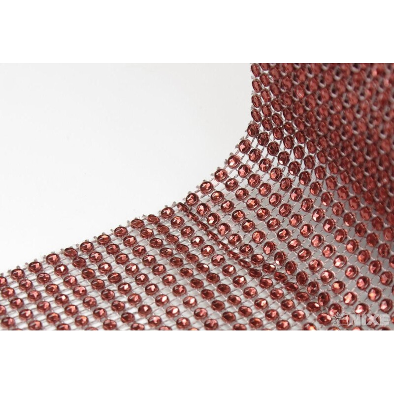 PÁSEK METAL 120mmx10yd*ČERVENÁ TM.