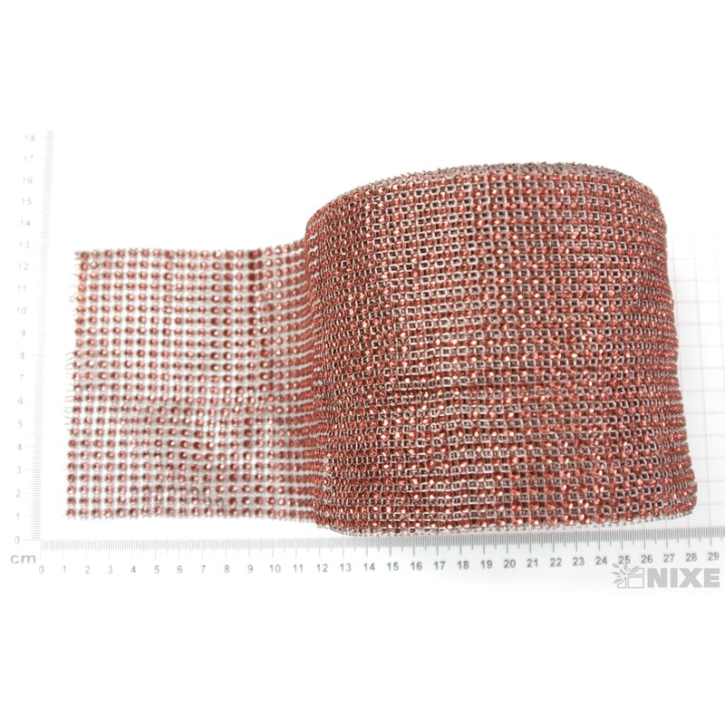 PÁSEK METAL 120mmx10yd*ČERVENÁ TM.