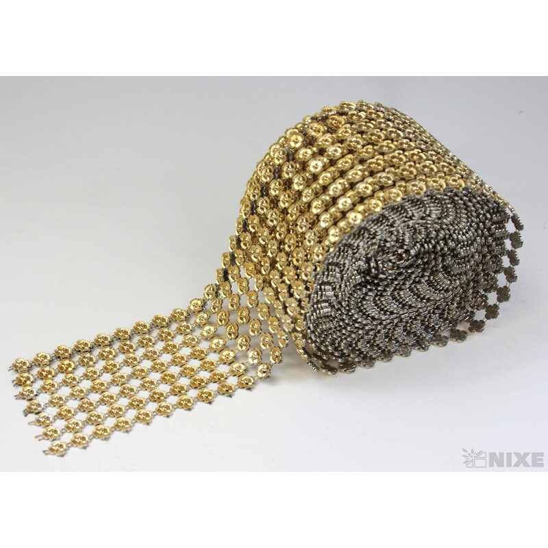 PÁSEK METAL 110mmx10yd*ZLATÁ