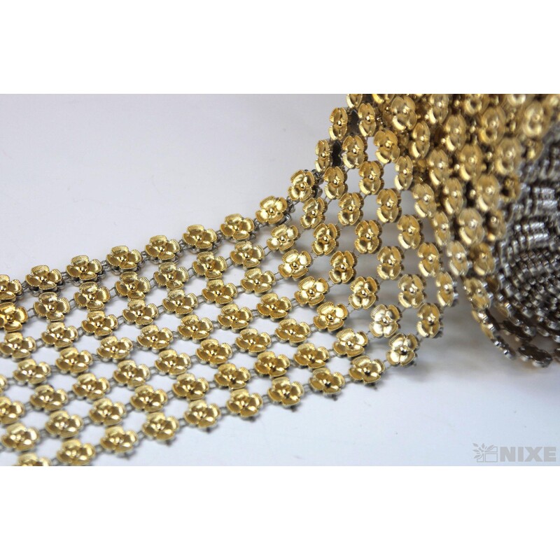 PÁSEK METAL 110mmx10yd*ZLATÁ