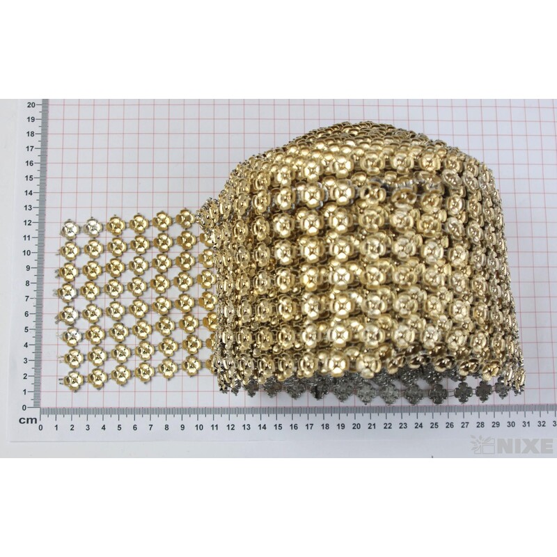 PÁSEK METAL 110mmx10yd*ZLATÁ