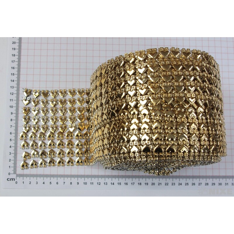 PÁSEK METAL 110mmx10yd*ZLATÁ