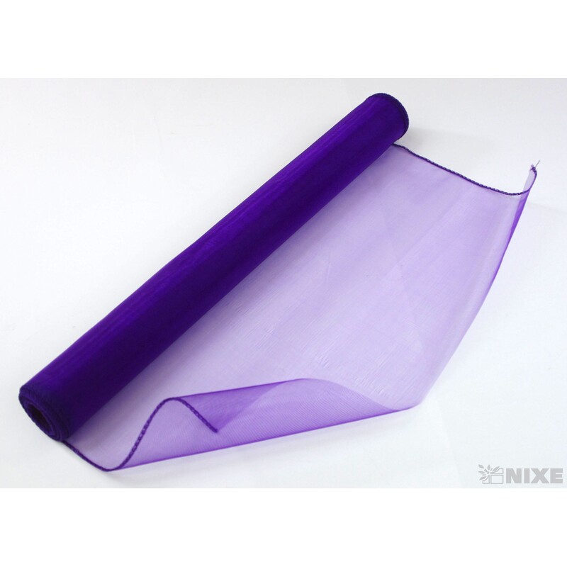 ORGANZA 39cmx8m*FIALOVÁ
