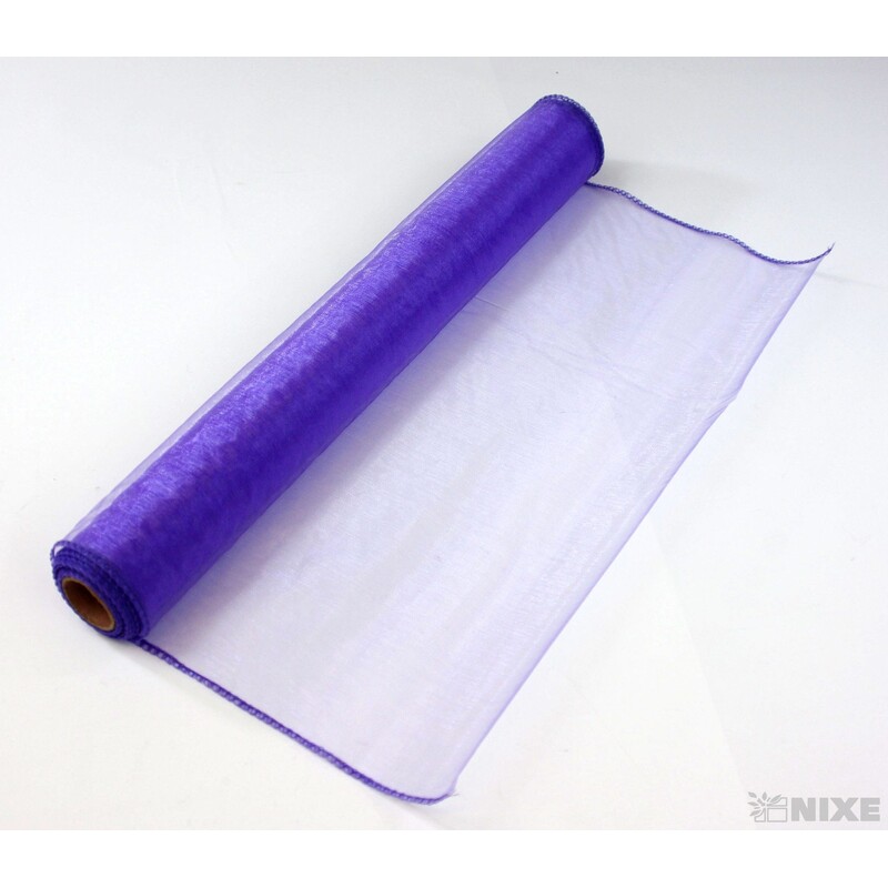 ORGANZA 39cmx8m*FIALOVÁ SV.