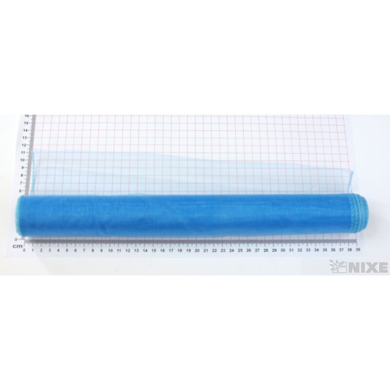 ORGANZA 39cmx8m*MODRÁ SV.