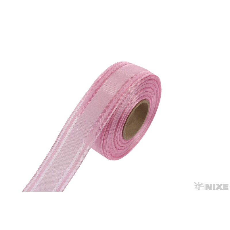 PLÁTNOVÁ STUHA 35mmx25m*RŮŽOVÁ 108603