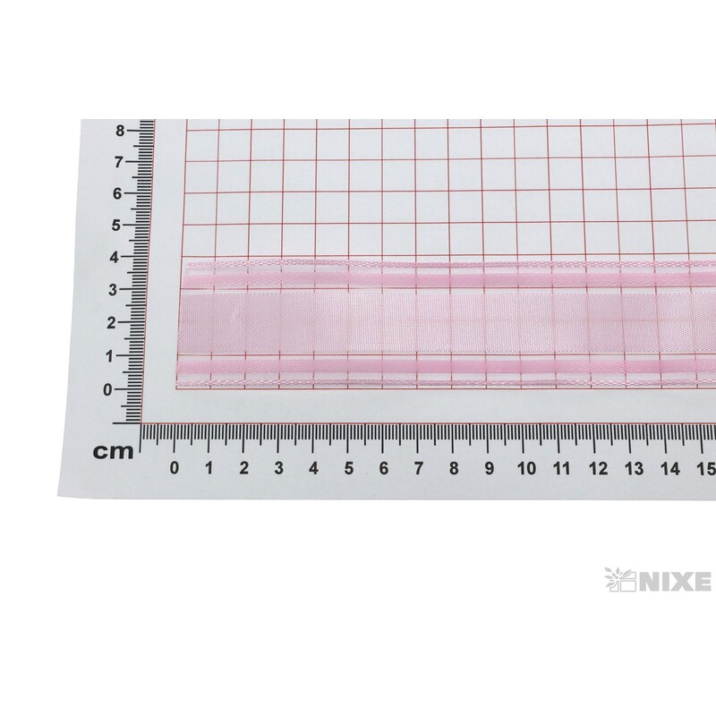 PLÁTNOVÁ STUHA 35mmx25m*RŮŽOVÁ 108603