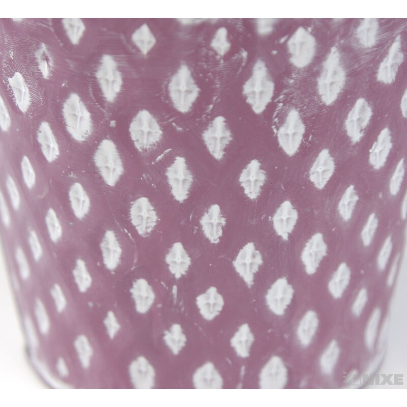 PLECHOVÝ OBAL 13x12cm*RŮŽOVÁ