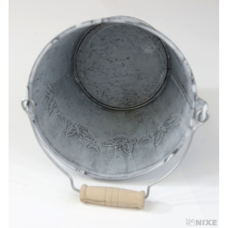 PLECHOVÝ KBELÍK 11x13cm*BÍLÁ