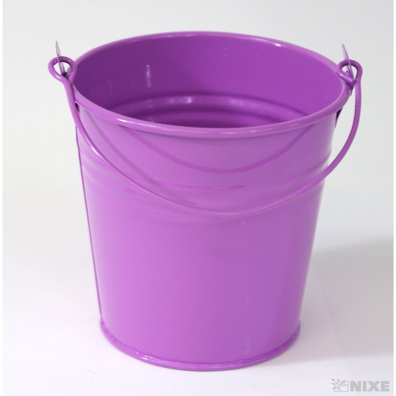 PLECHOVÝ KBELÍK 10x10cm*MIX BAREV