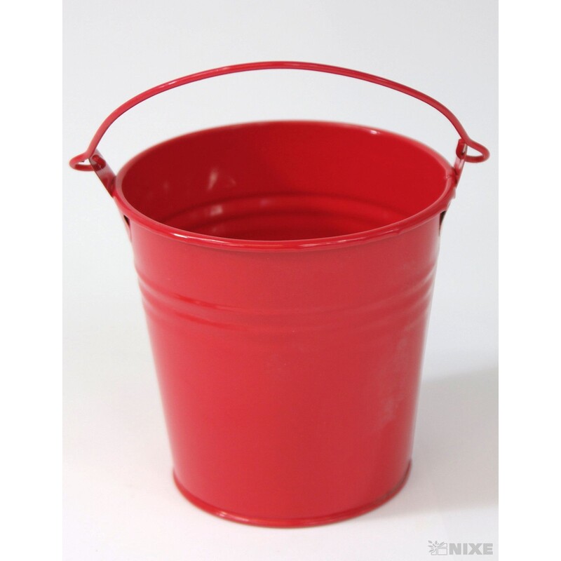 PLECHOVÝ KBELÍK 10x10cm*MIX BAREV