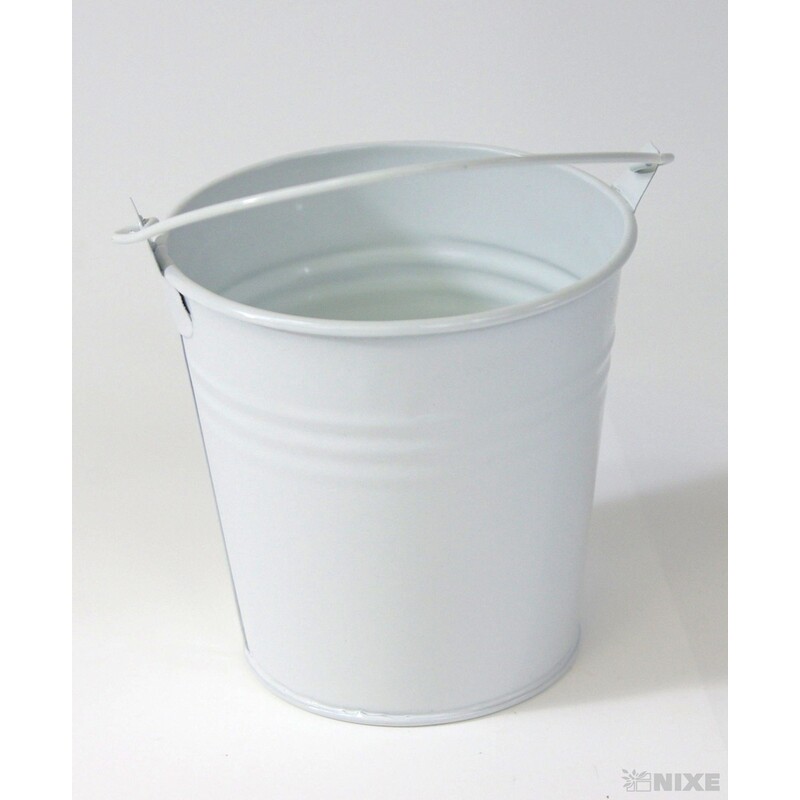 PLECHOVÝ KBELÍK 10x10cm*MIX BAREV