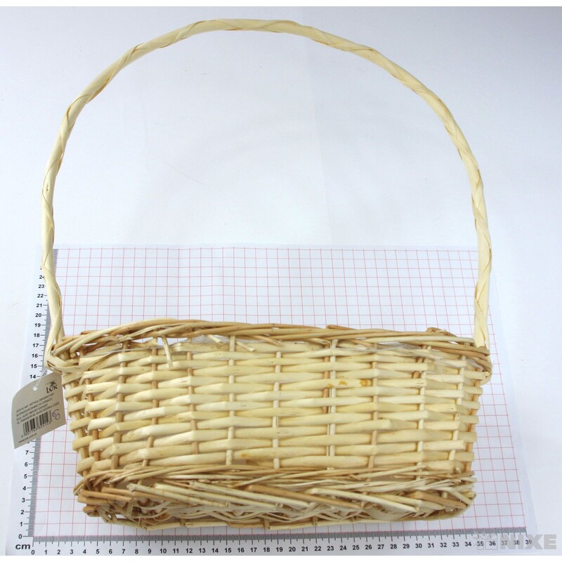 KOŠ PROUTĚNÝ 30x42x11cm*PŘÍRODNÍ