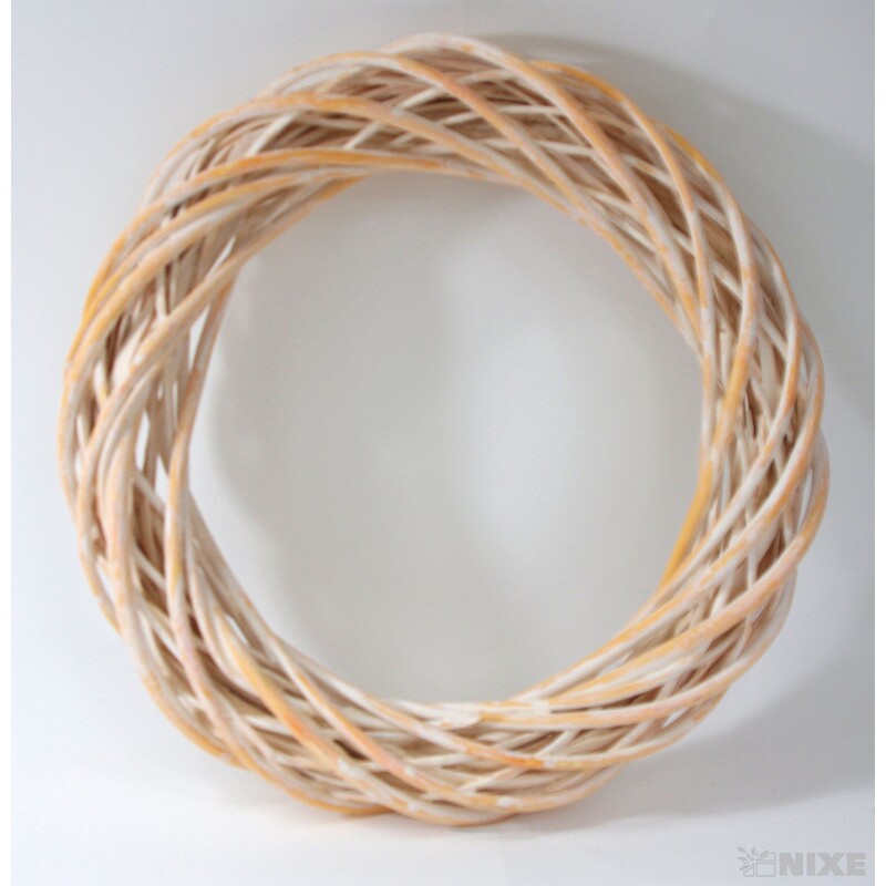 VĚNEC PROUTĚNÝ 40cm*MIX BAREV