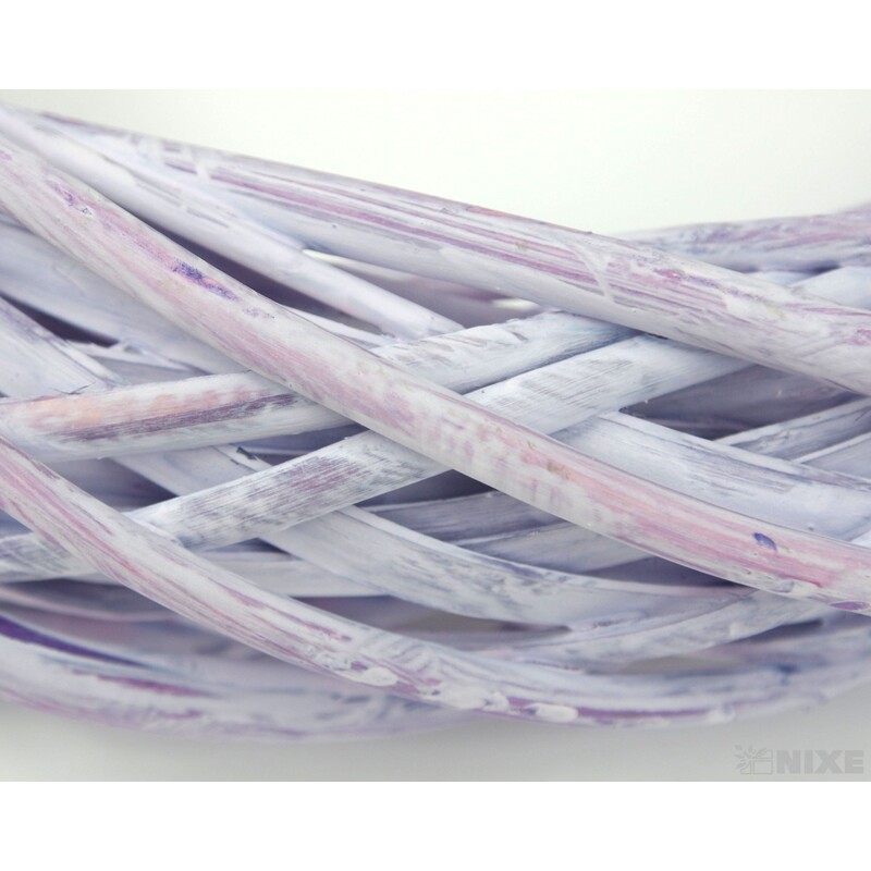 VĚNEC PROUTĚNÝ 40cm*MIX BAREV