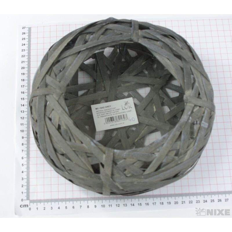 OBAL KRUH 24cm*ŠEDÁ