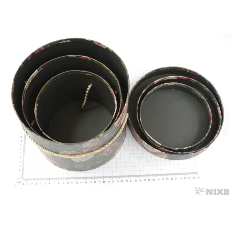 KVĚTINOVÝ BOX 3ks pr. 21x18cm 16,5x18 15x15*MIX BAREV