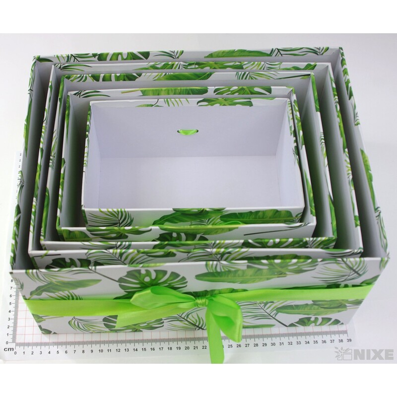 KRABICE 27x17x36cm 24x15x32 21x14x29 18x13x26 15x11x23*ZELENÁ