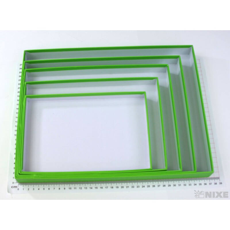 KRABICE 27x17x36cm 24x15x32 21x14x29 18x13x26 15x11x23*ZELENÁ