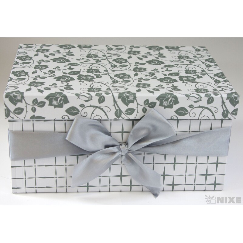 KRABICE 27x17x36cm 24x15x32 21x14x29 18x13x26 15x11x23*ŠEDÁ