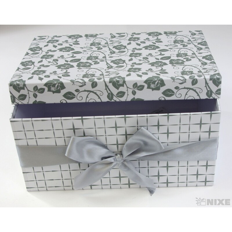 KRABICE 27x17x36cm 24x15x32 21x14x29 18x13x26 15x11x23*ŠEDÁ