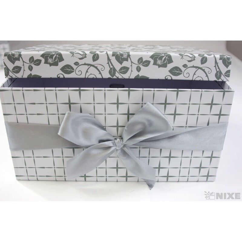 KRABICE 27x17x36cm 24x15x32 21x14x29 18x13x26 15x11x23*ŠEDÁ