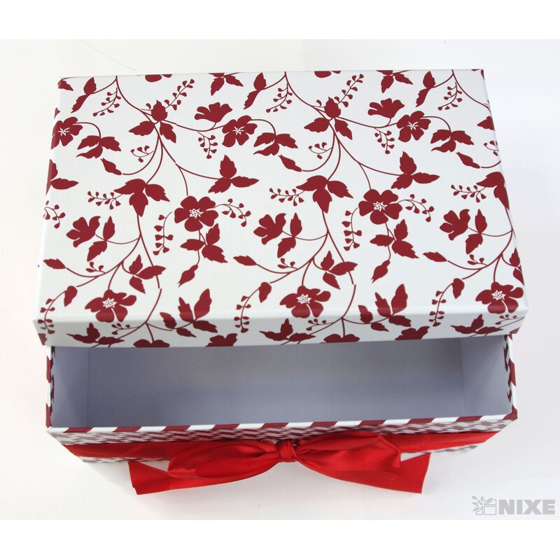 KRABICE 27x17x36cm 24x15x32 21x14x29 18x13x26 15x11x23*ČERVENÁ