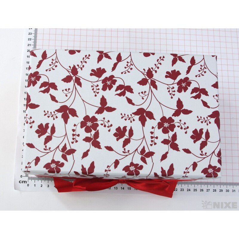 KRABICE 27x17x36cm 24x15x32 21x14x29 18x13x26 15x11x23*ČERVENÁ