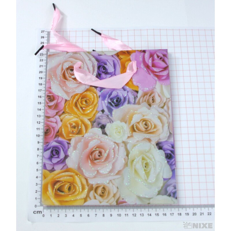 TAŠKA LUX ROZE MIX 18x24x8,5cm*