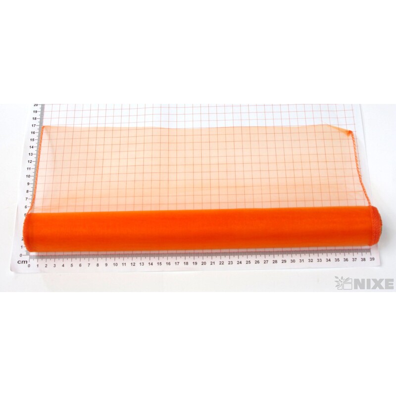 ORGANZA 39cmx8m*ORANŽOVÁ