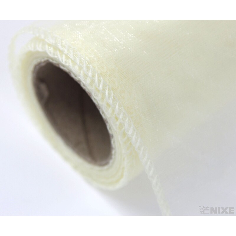 ORGANZA 12cmx8m*KRÉMOVÁ