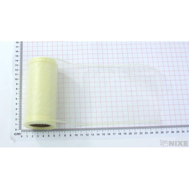 ORGANZA 12cmx8m*KRÉMOVÁ