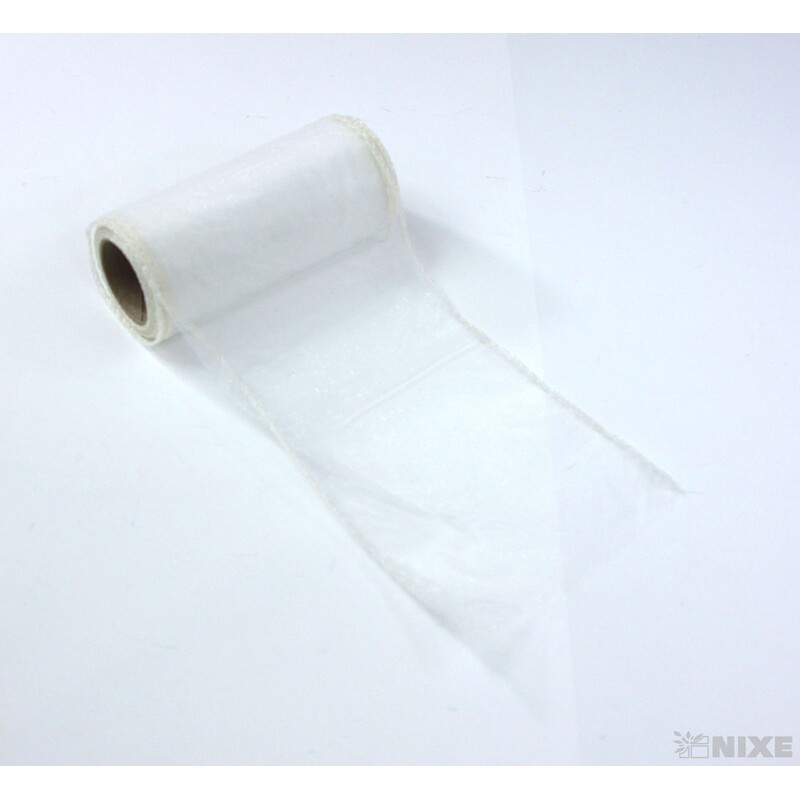 ORGANZA 12cmx8m*SLONOVÁ KOST