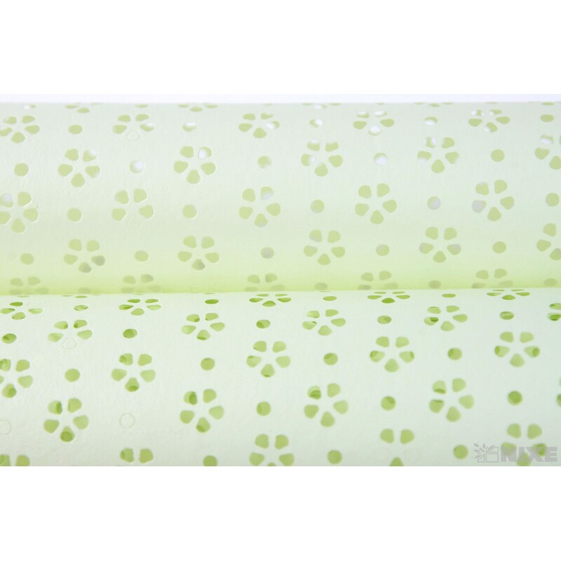 ROLE KVĚT 60cmx5yd*ZELENÁ BLEDÁ