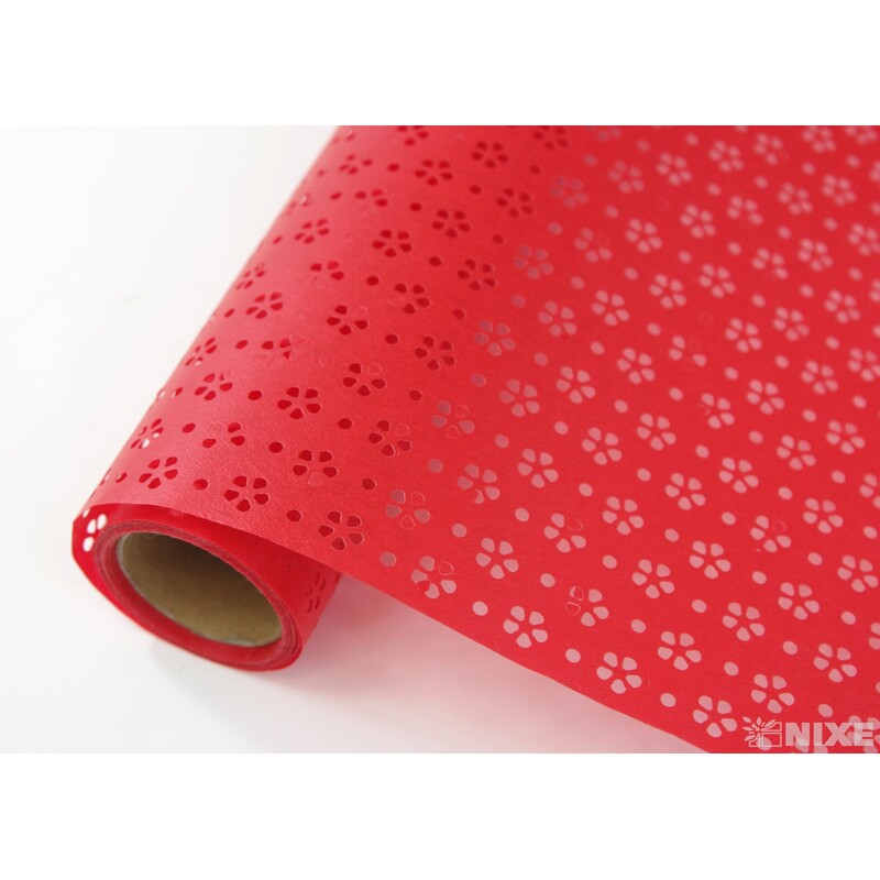 ROLE KVĚT 60cmx5yd*ČERVENÁ