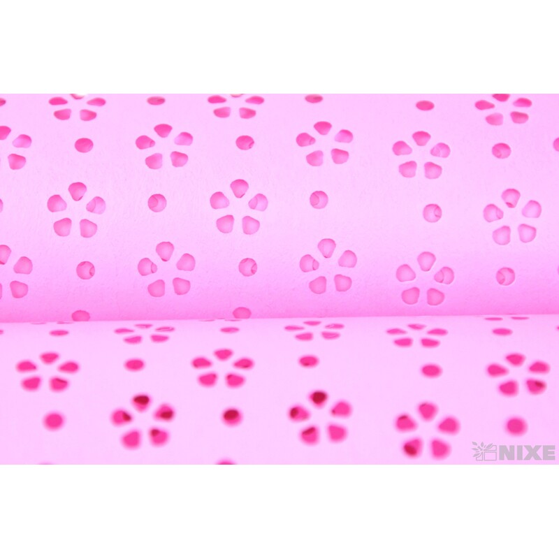 ROLE KVĚT 60cmx5yd*RŮŽOVÁ