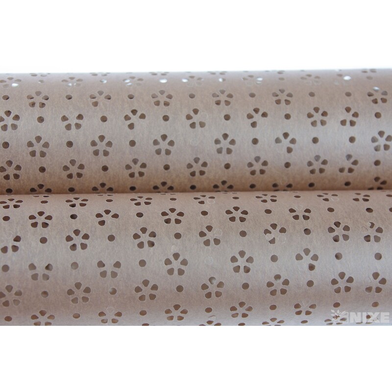 ROLE KVĚT 60cmx5yd*HNĚDÁ