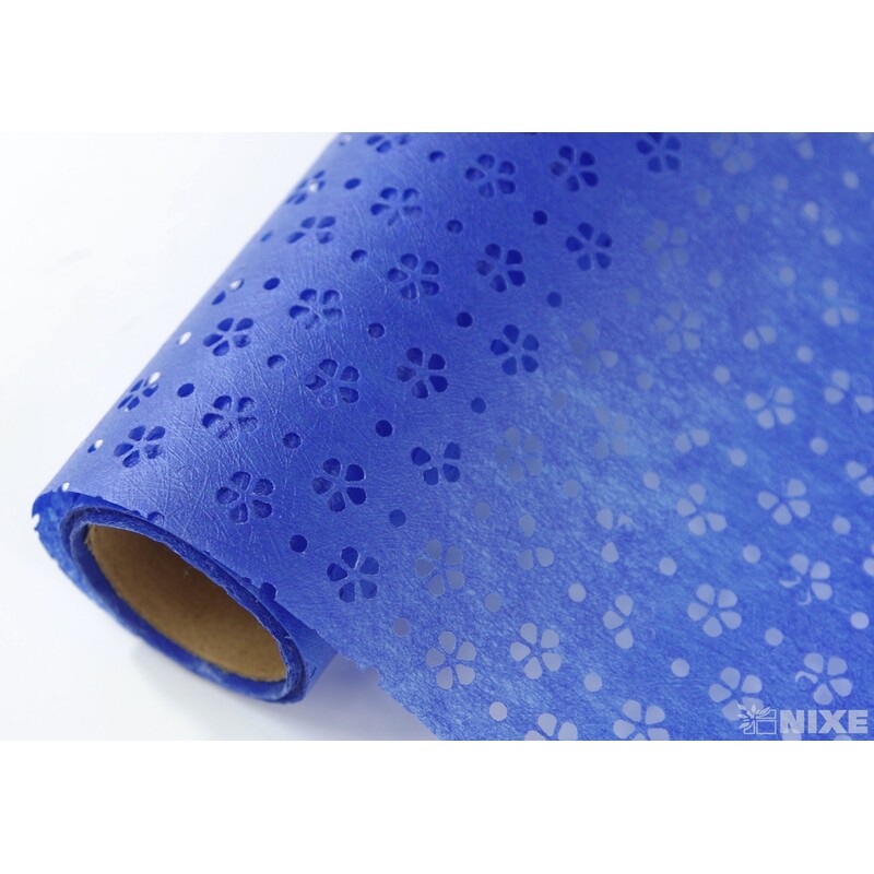 ROLE KVĚT 60cmx5yd*MODRÁ TM.