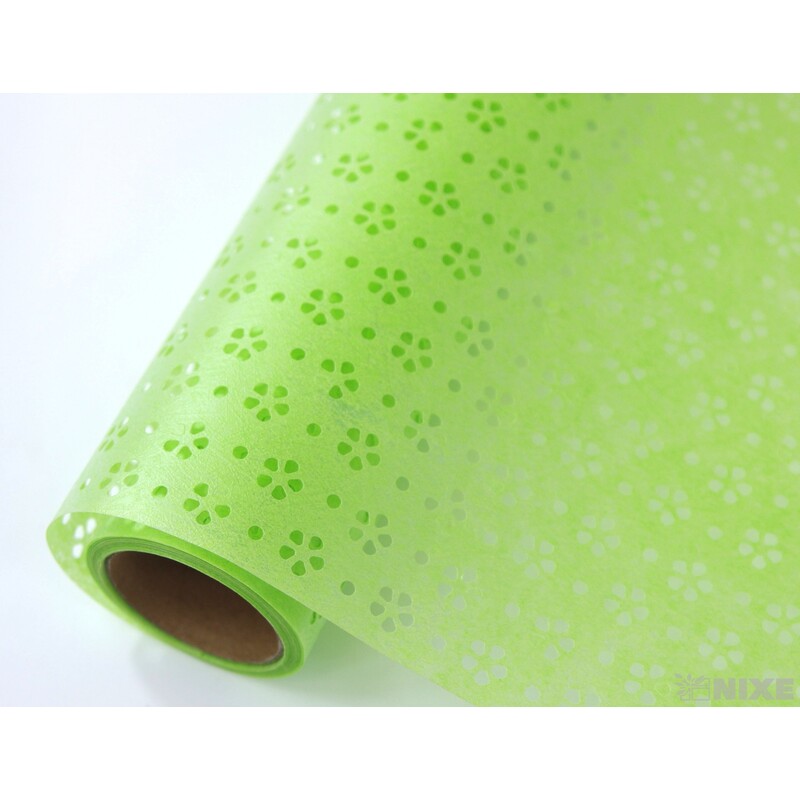 ROLE KVĚT 60cmx5yd*ZELENÁ SV.