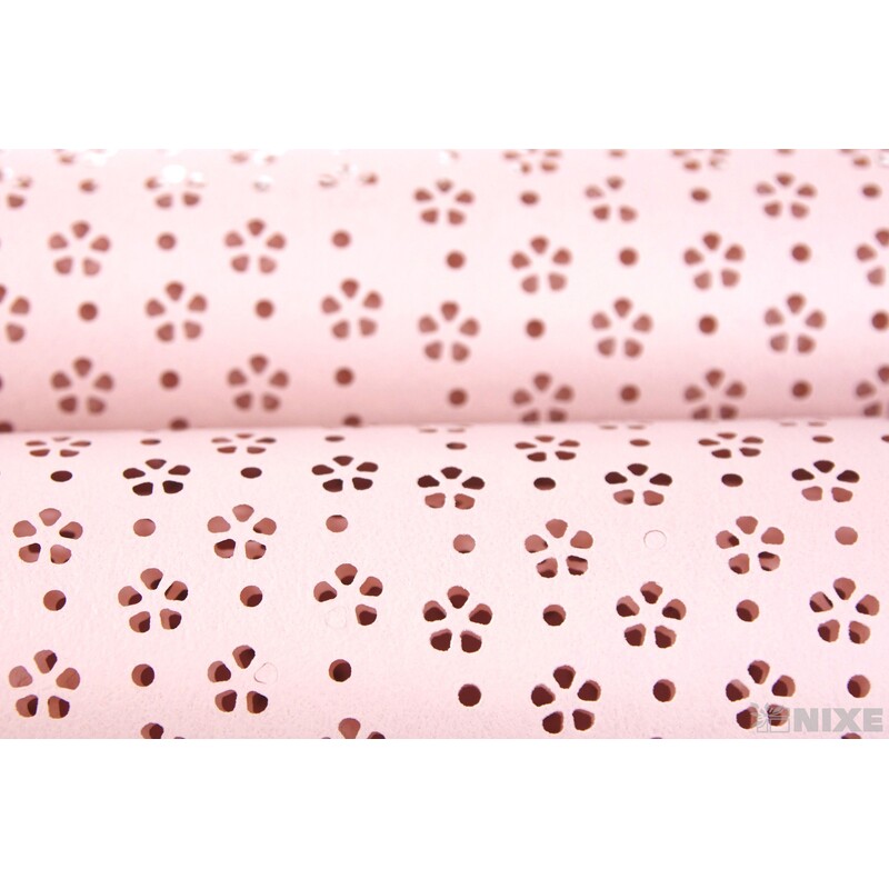 ROLE KVĚT 60cmx5yd*STARORŮŽOVÁ