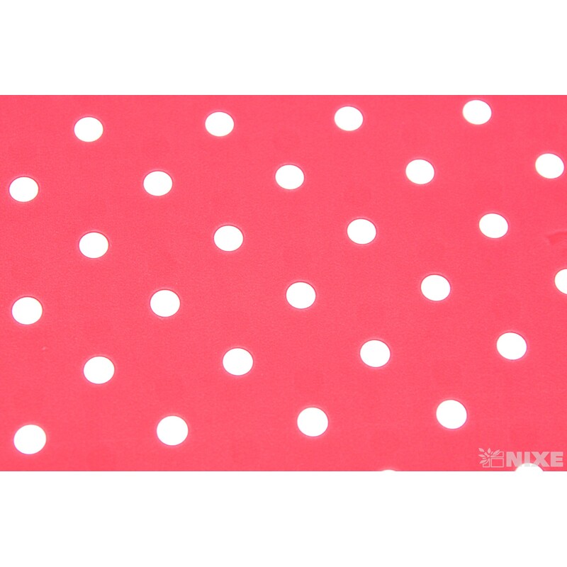 ROLE PLAST PUNTÍK 50cmx9yd*ČERVENÁ