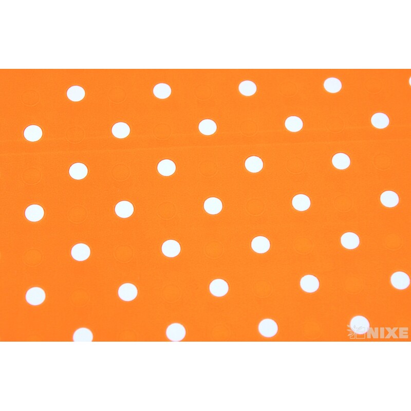 ROLE PLAST PUNTÍK 50cmx9yd*ORANŽOVÁ